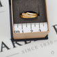Pre-Owned 14ct Gold 6 CZ Dress Ring Size R.5