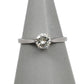 Pre-Owned 9ct White Gold Diamond Solitaire Ring Size T