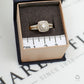 Pre-Owned 18ct Gold Square Diamond Cluster Ring Size S