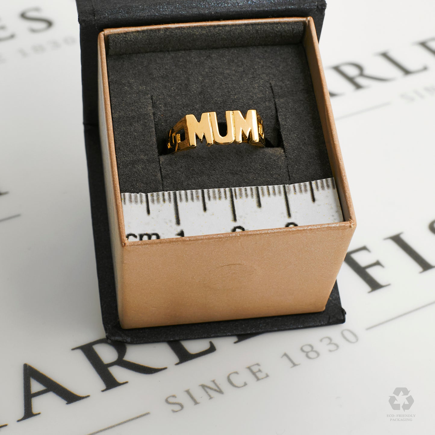 Pre-Owned 9ct Gold MUM Cherish Ring Size M