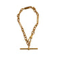Pre-Owned 9ct Gold Albert Chain Bracelet TBar & Swivel Clasp