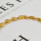 Pre-Owned 9ct Gold Twist Design Bangle
