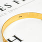 Pre-Owned 9ct Gold Leaf Design Bangle