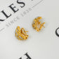 Pre-Owned 18ct Gold 2 Tone Filigree Earring & Pendant SET