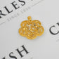 Pre-Owned 18ct Gold 2 Tone Filigree Earring & Pendant SET