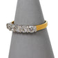 Pre-Owned 18ct Gold 5 Diamond Ring Size Q.5