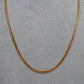 Pre-Owned 14ct Rose Gold Curb Chain Necklace 18 Inch