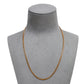 Pre-Owned 14ct Rose Gold Curb Chain Necklace 18 Inch