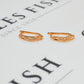 Pre-Owned 14ct Rose Gold Hinged Earrings