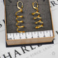 Pre-Owned 9ct Gold Spiral Drop Earrings