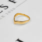 Pre-Owned 9ct Gold Wishbone Ring Size O