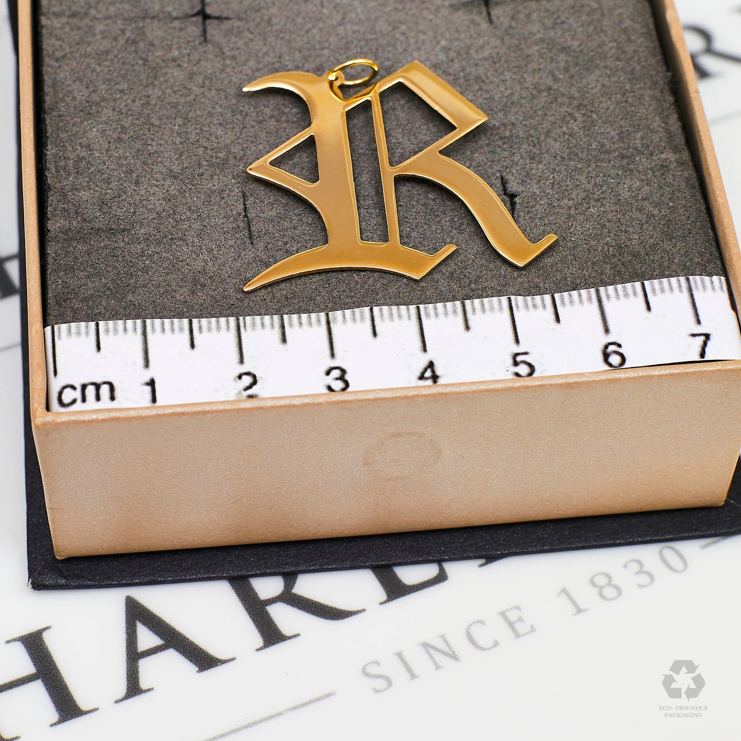 Pre-Owned 9ct Gold R Initial Pendant