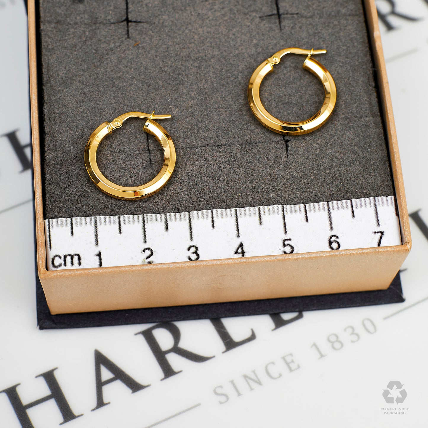 Pre-Owned 9ct Gold Creole Hoop Earrings