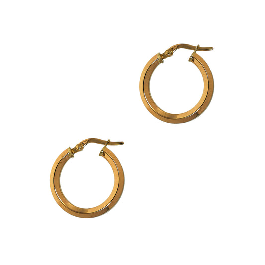 Pre-Owned 9ct Gold Creole Hoop Earrings