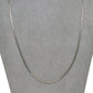 Pre-Owned 14ct White Gold Fused Trace Chain Necklace 20 Inch