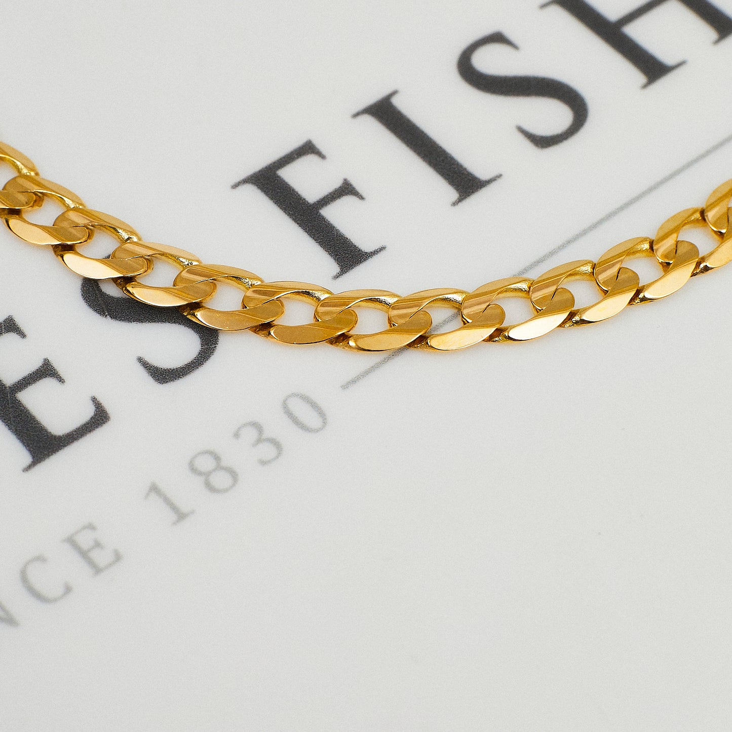 Pre-Owned 9ct Gold Curb Chain Bracelet 8.5 Inch