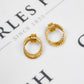 Pre-Owned 9ct Gold Circle Stud Earrings