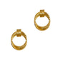 Pre-Owned 9ct Gold Circle Stud Earrings