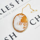 Pre-Owned 9ct Gold Cameo Brooch with Woman & House Scene