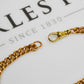 Pre-Owned 9ct Gold Curb Chain Bracelet & Swivel Clasp 7 Inch