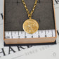 Pre-Owned 9ct Gold St Christopher Pendant & Chain Necklace