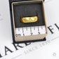 Pre-Owned 9ct Gold 3 Diamond Band Ring Size U