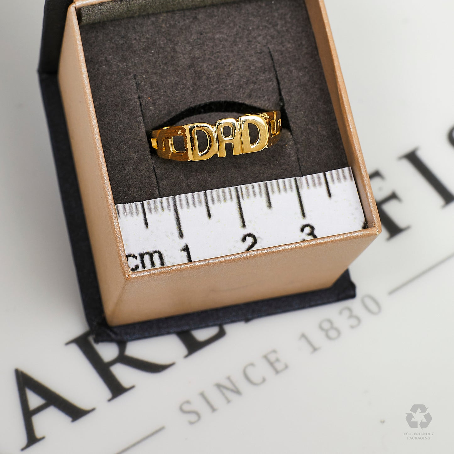 Pre-Owned 9ct Gold DAD Cherish Ring Size U