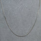 Pre-Owned 9ct White Gold Trace Chain Necklace 18 Inch