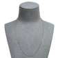 Pre-Owned 9ct White Gold Trace Chain Necklace 18 Inch