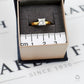Pre-Owned 18ct Gold Princess Cut Diamond Ring Size J.5