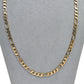 Pre-Owned 9ct Gold Figaro Chain Necklace 22 Inch