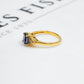 Pre-Owned 9ct Gold Kyanite & White Zircon Ring Size N