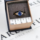 Pre-Owned 9ct Gold Kyanite & White Zircon Ring Size N