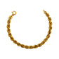 Pre-Owned 9ct Gold Rope Chain Bracelet 8 Inch