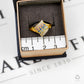 Pre-Owned 9ct Gold Multicoloured Sapphire & Diamond Ring