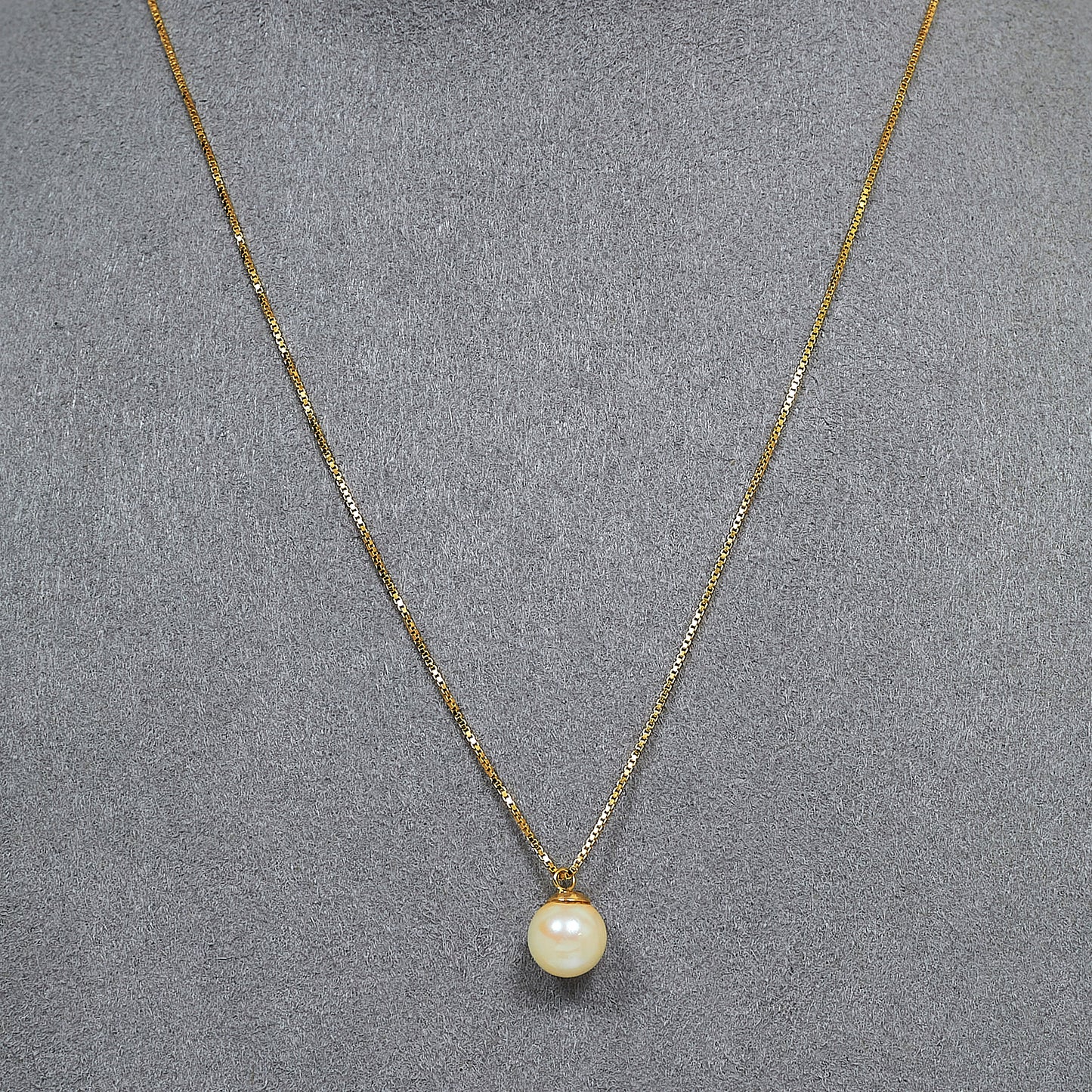 Pre-Owned 18ct Gold Cultured Pearl Pendant Necklace
