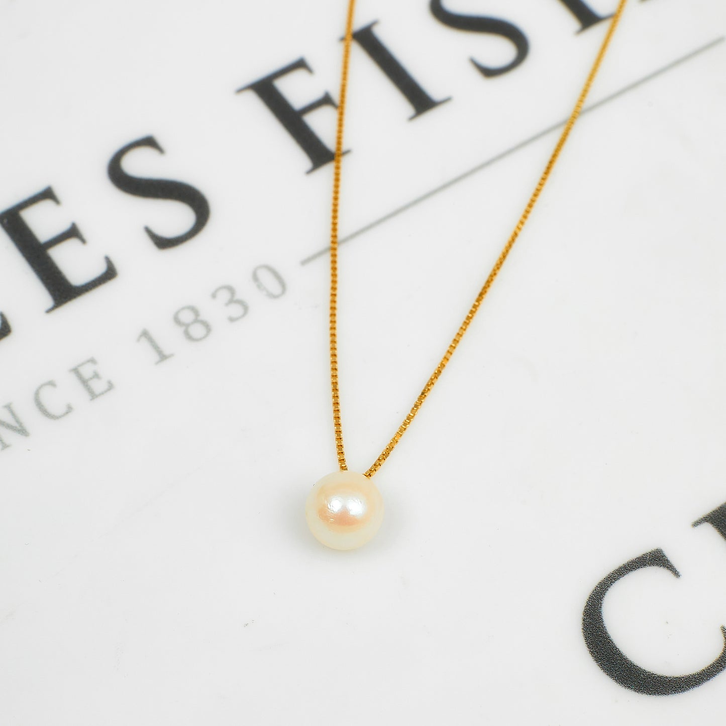 Pre-Owned 18ct Gold Cultured Pearl Pendant Necklace