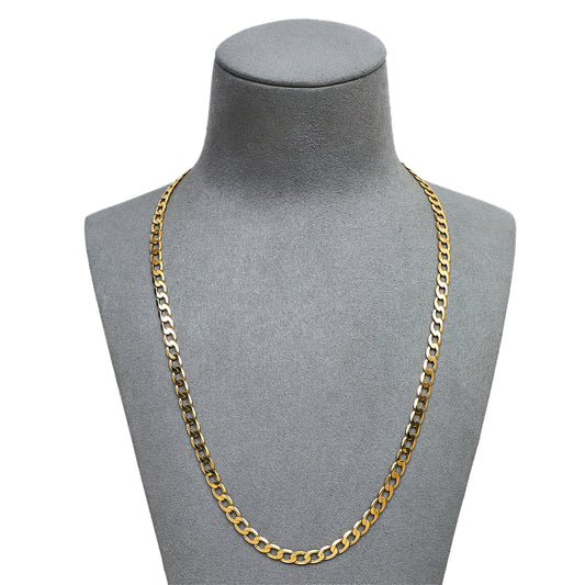 Pre-Owned 9ct Gold Curb Chain Necklace 20 Inch