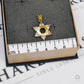Pre-Owned 9ct Gold CZ 6 Point Star Pendant