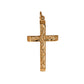Pre-Owned 9ct Gold Patterned Cross Pendant