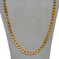 Pre-Owned 9ct Gold Curb Chain Necklace 26 Inch