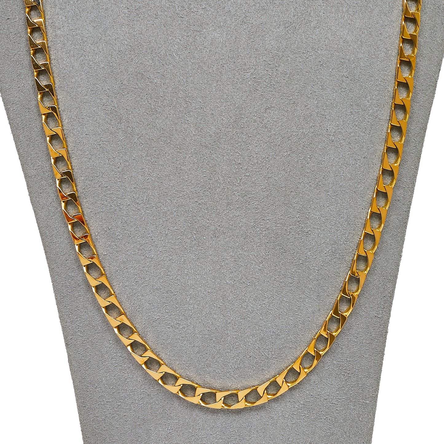 Pre-Owned 9ct Gold Curb Chain Necklace 26 Inch
