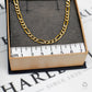 Pre-Owned 9ct Gold Figaro Chain Anklet 11 Inch