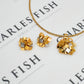 Pre-Owned 18ct Gold Tricolor Geometric Jewellery SET
