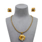 Pre-Owned 18ct Gold Tricolor Geometric Jewellery SET
