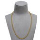Pre-Owned 18ct Gold Bead Chain Necklace 20 Inch