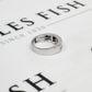 Pre-Owned 18ct White Gold Diamond Ring Size M.5