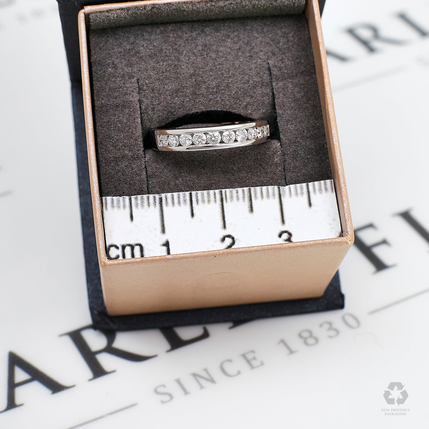 Pre-Owned 18ct White Gold Diamond Half Eternity Ring