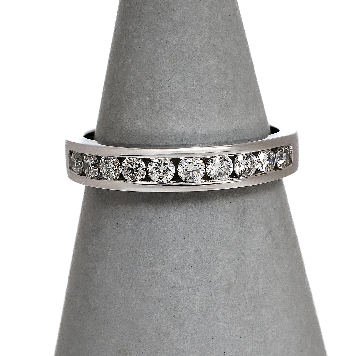 Pre-Owned 18ct White Gold Diamond Half Eternity Ring