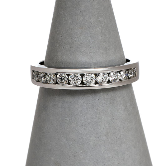 Pre-Owned 18ct White Gold Diamond Half Eternity Ring